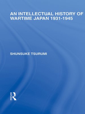 cover image of An Intellectual History of Wartime Japan